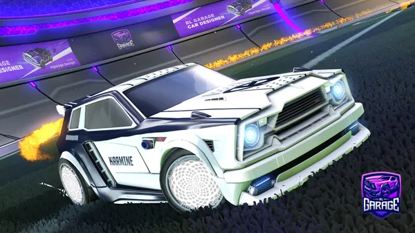 A Rocket League car design from PianoBike