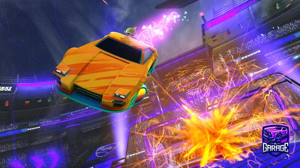 A Rocket League car design from GR1FFN007