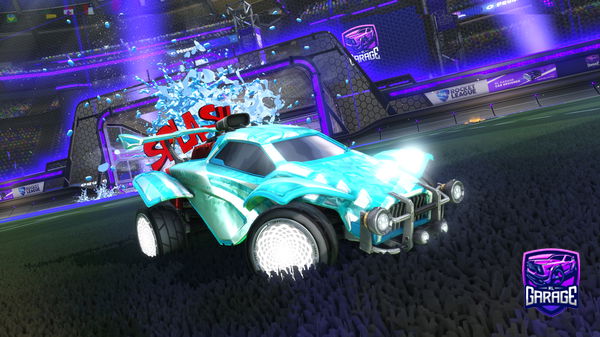 A Rocket League car design from MnX34