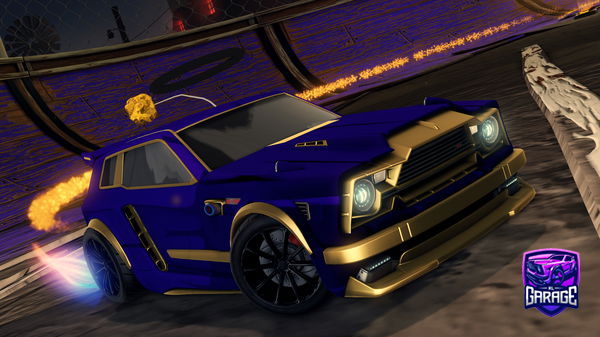 A Rocket League car design from JRT3185_on_Xbox