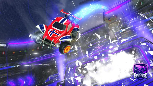 A Rocket League car design from ljklace34