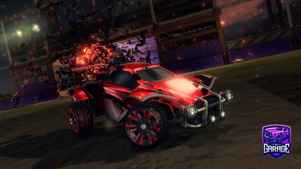 A Rocket League car design from cardboardius