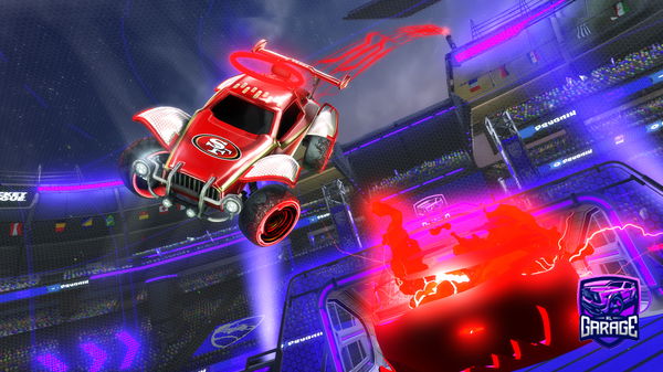 A Rocket League car design from bonjourrrrrr