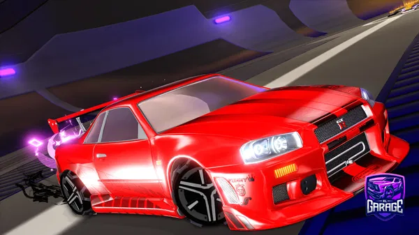 A Rocket League car design from FrankDemon500