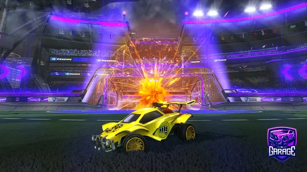 A Rocket League car design from Yeyeeeeeee