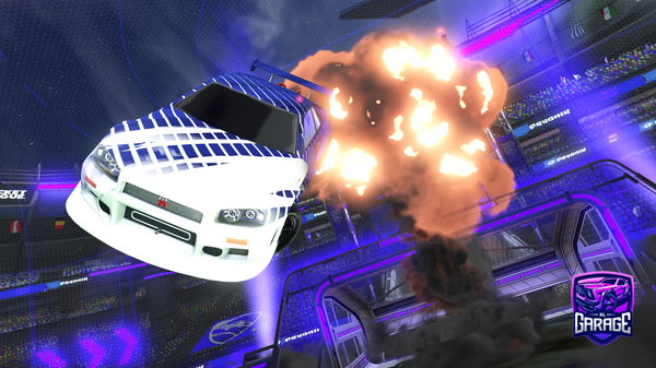 A Rocket League car design from Fastwhiteguy