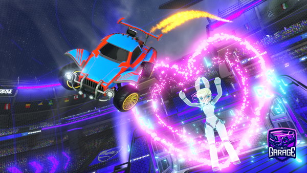 A Rocket League car design from Jittrippinyt
