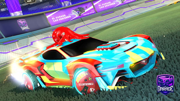 A Rocket League car design from OctoMoosePrime