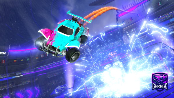 A Rocket League car design from FizzMonkey98