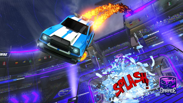 A Rocket League car design from Guizerogamer