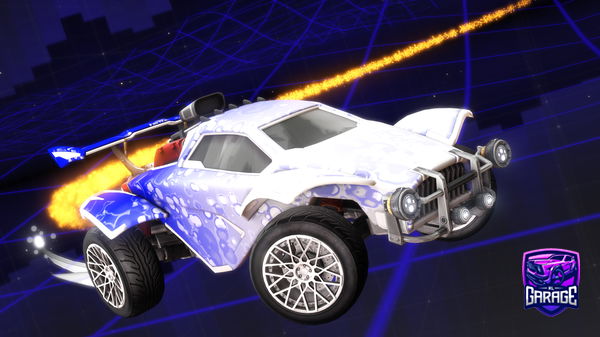 A Rocket League car design from Fluffydog44