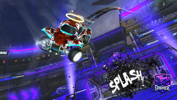 A Rocket League car design from wazzaaaazz