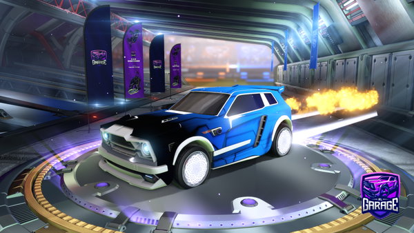 A Rocket League car design from Cristyan098