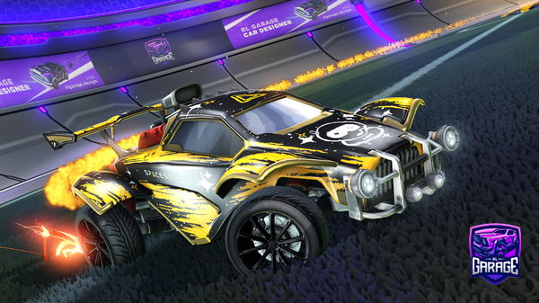 A Rocket League car design from CosmicEclipse274