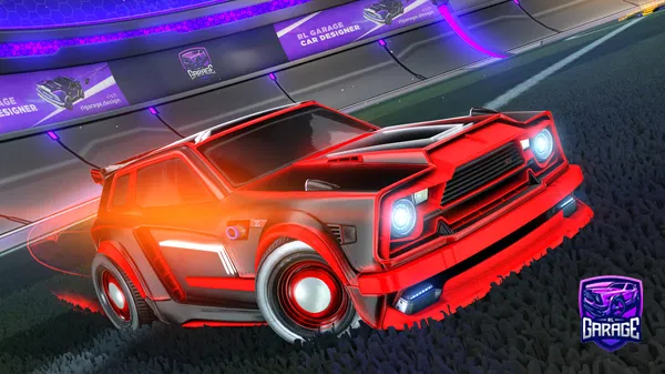 A Rocket League car design from wingfether