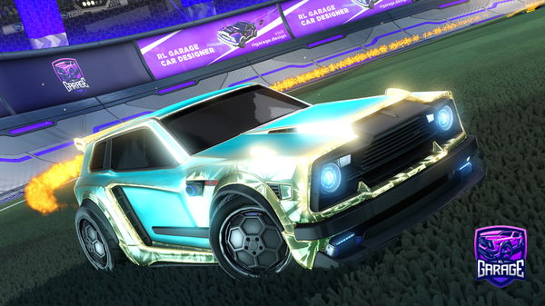 A Rocket League car design from KTiniOfficial