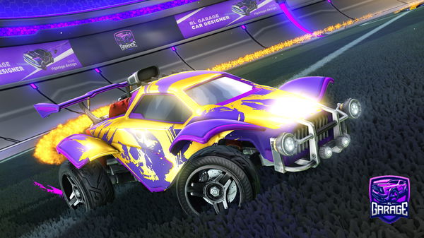 A Rocket League car design from jaxon092595