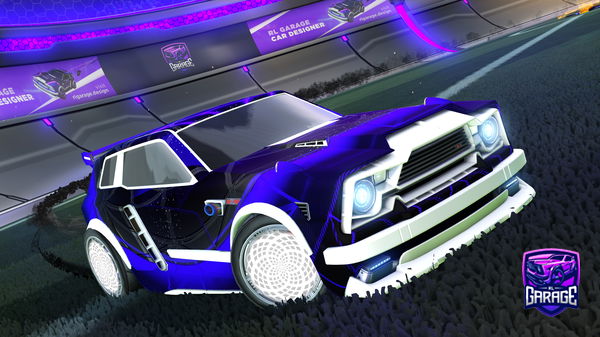 A Rocket League car design from Dvi011