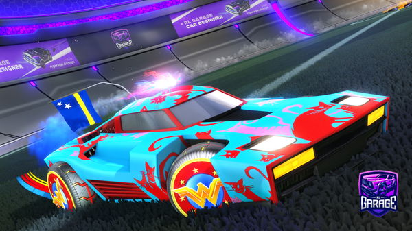 A Rocket League car design from findus_on_youtube
