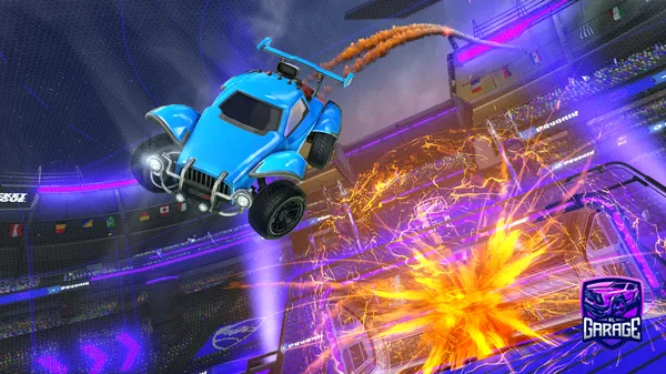 A Rocket League car design from CrmziYT