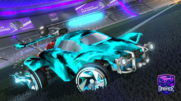 A Rocket League car design from BJM043