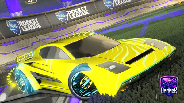 A Rocket League car design from BritishBird