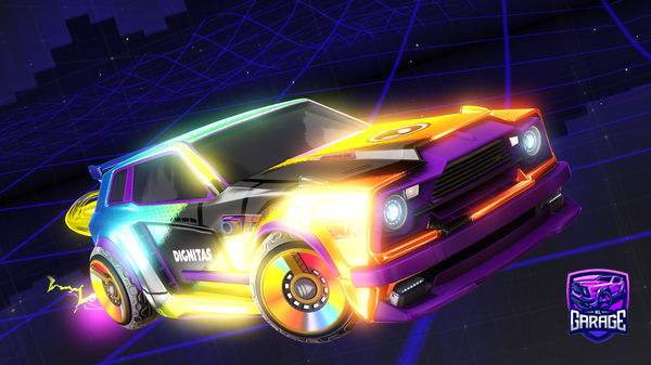 A Rocket League car design from FullWarrior