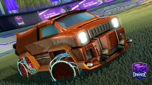 A Rocket League car design from MonsterKing25