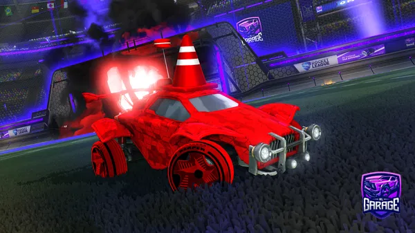 A Rocket League car design from Thevideogamer-