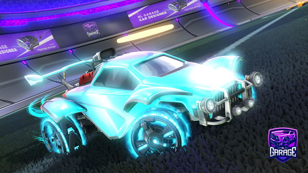 A Rocket League car design from Hylogenous