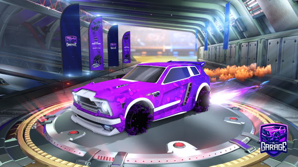 A Rocket League car design from BLUEflair77