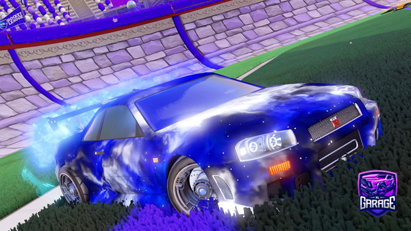 A Rocket League car design from Combomaker