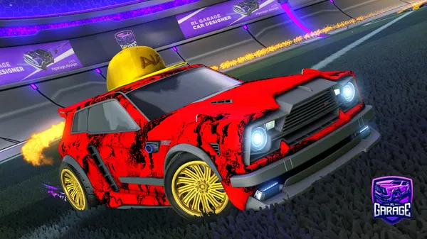 A Rocket League car design from Vannyrl
