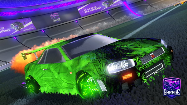 A Rocket League car design from Haze_LX