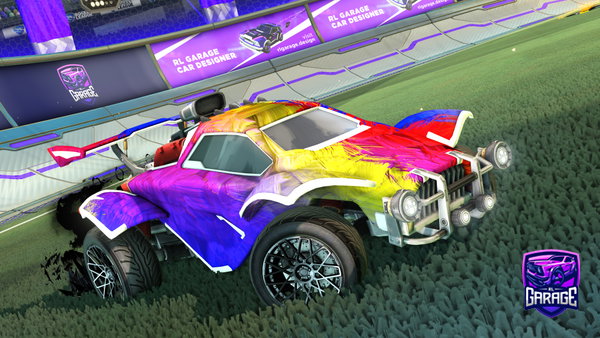 A Rocket League car design from Rambo92789