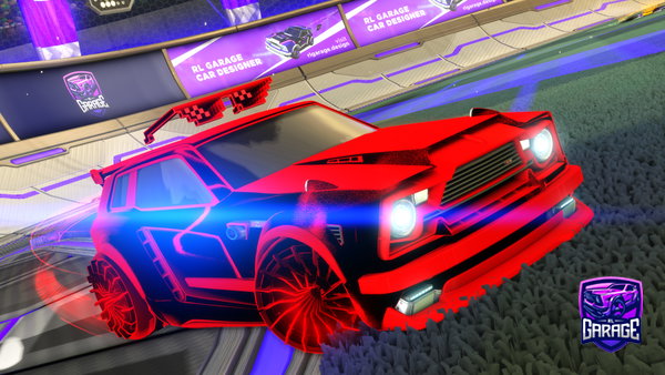 A Rocket League car design from WaelHJGT