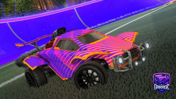 A Rocket League car design from afterglvwwwontt