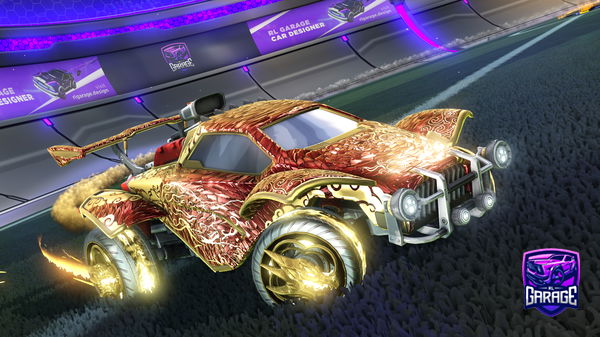 A Rocket League car design from quollguy36