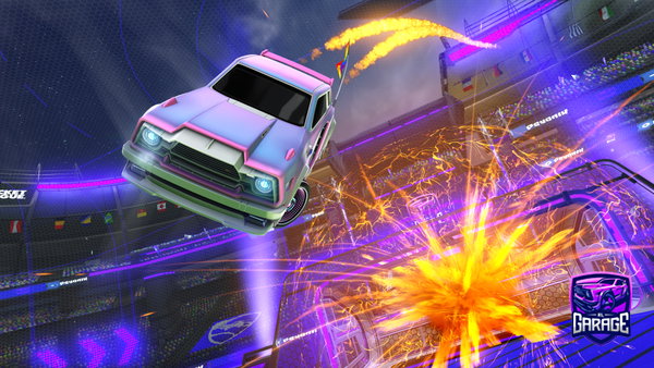A Rocket League car design from qwesalam