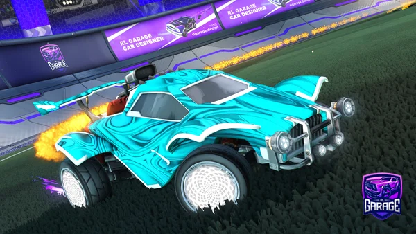 A Rocket League car design from Lewis195