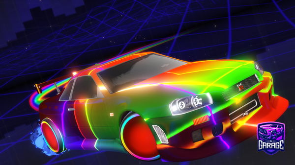 A Rocket League car design from Erroron7372