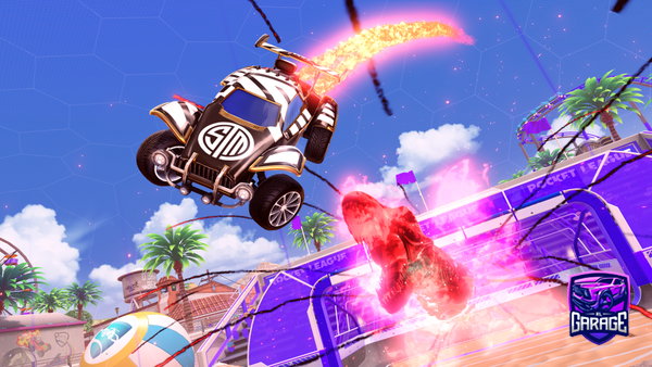 A Rocket League car design from unskippable_ad