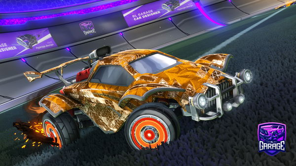 A Rocket League car design from TeamJW