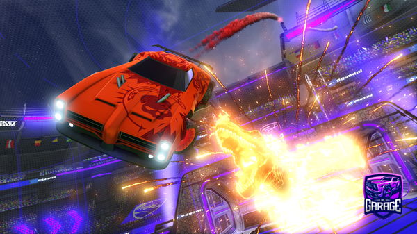 A Rocket League car design from evaporcorvo