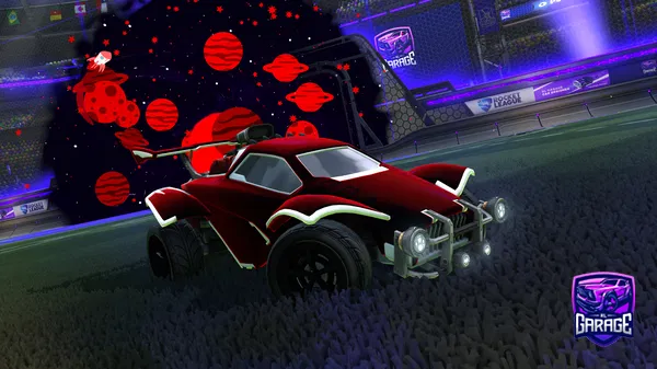 A Rocket League car design from Couplekisscamera