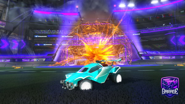 A Rocket League car design from RomelITO