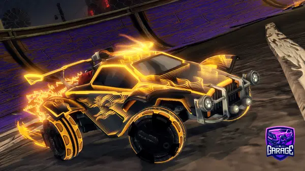 A Rocket League car design from Afateer