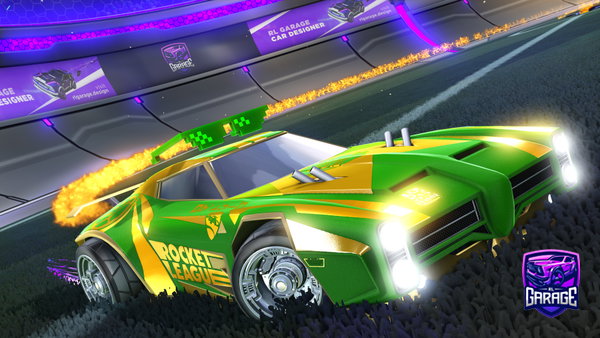 A Rocket League car design from jakec08