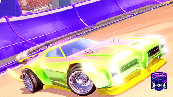 A Rocket League car design from Hackerboody2013