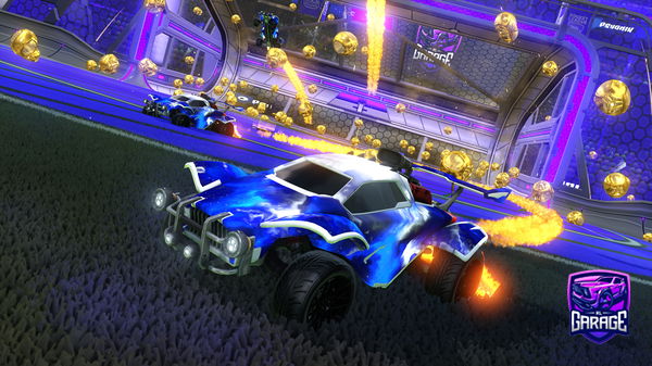 A Rocket League car design from cal3q